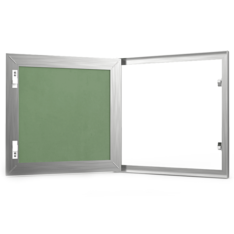 Изображение товара Люк ревизионный скрытый Delight ЛПК из алюминия 20x20 см для внутренней отделки