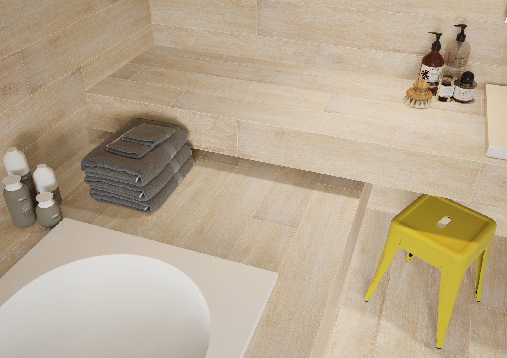 Изображение товара Напольная плитка Cerrad Catalea desert 9325 17.50x90см под дерево