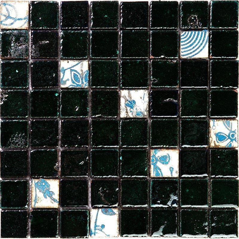 Изображение товара Керамическая мозаика Gaudi Vint-16(3), черная, 28x28 см