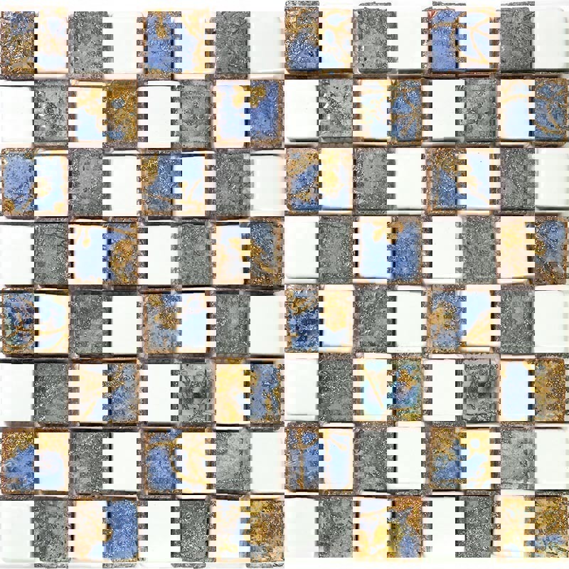 Изображение товара Керамическая мозаика Gaudi Vint-4 28x28 разноцветная глянцевая