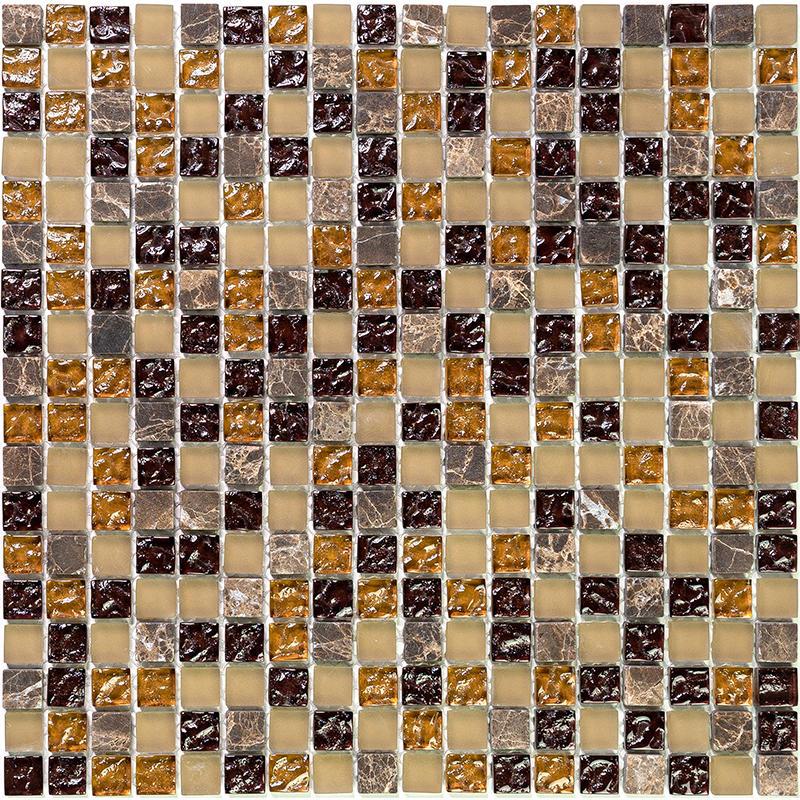 Изображение товара Мозаика Natural PST-014 29.8x29.8 коричневый глянцевый квадрат