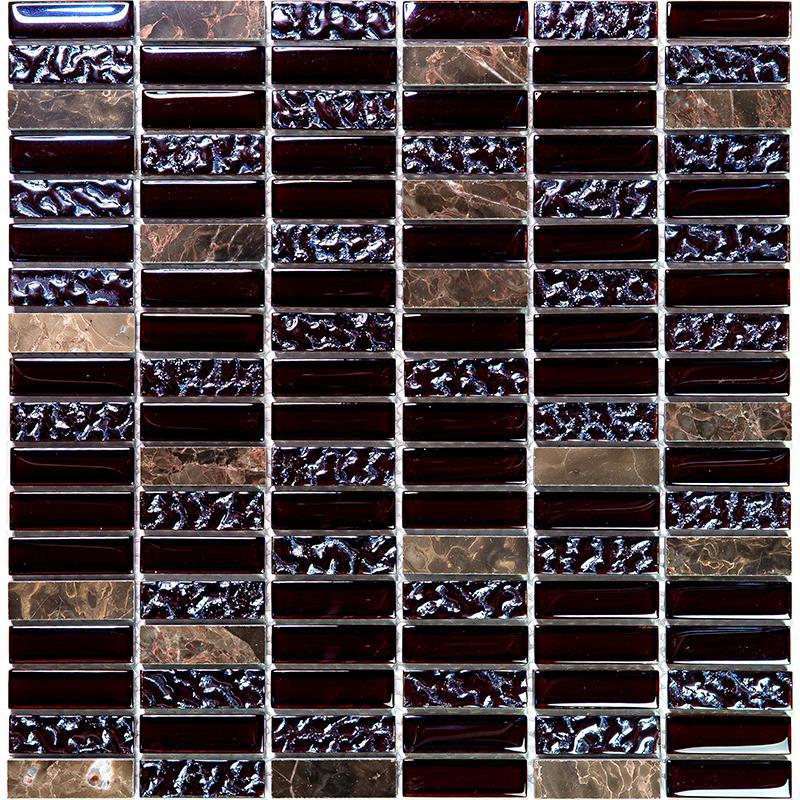 Изображение товара Мозаика Natural SML-100 29.8x29.8, цвет коричневый