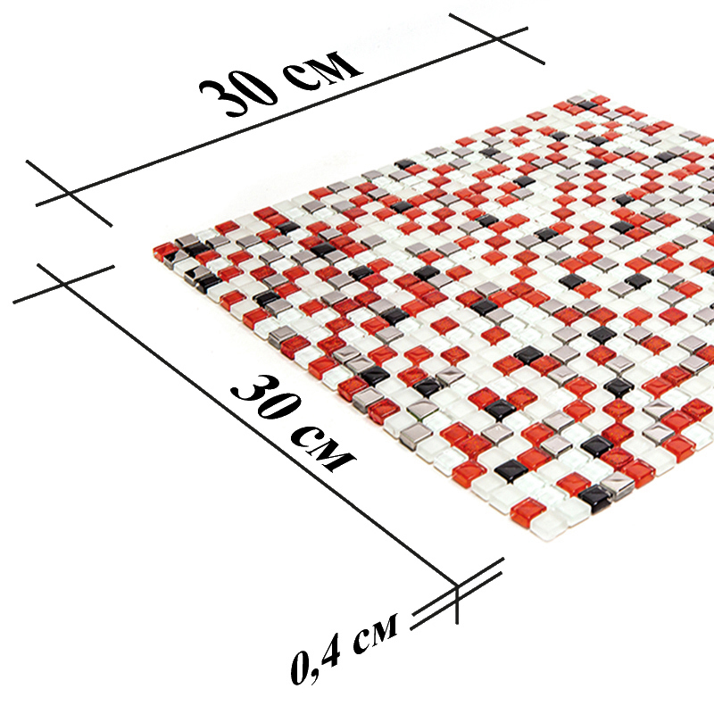 Изображение товара Мозаика Vidromar VHL-06-Madrid 30x30, цвет красный