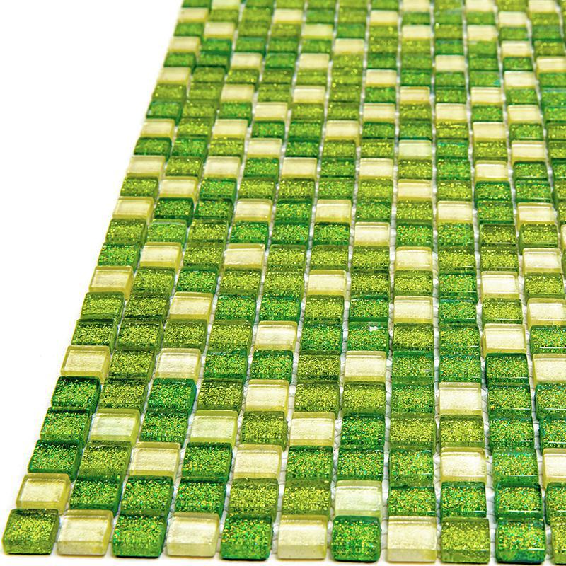 Изображение товара Мозаика Vidromar VSK-01 30x30 зеленая для интерьера