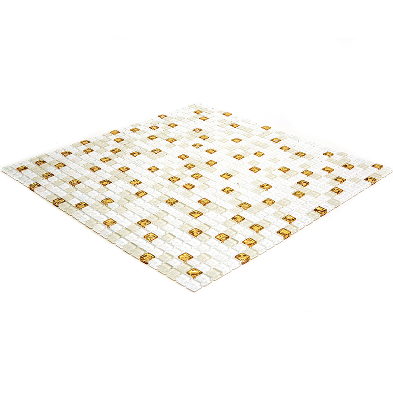 Изображение товара Мозаика Vidromar VSK-03 30x30 разноцветная стеклянная с металлизацией квадратная