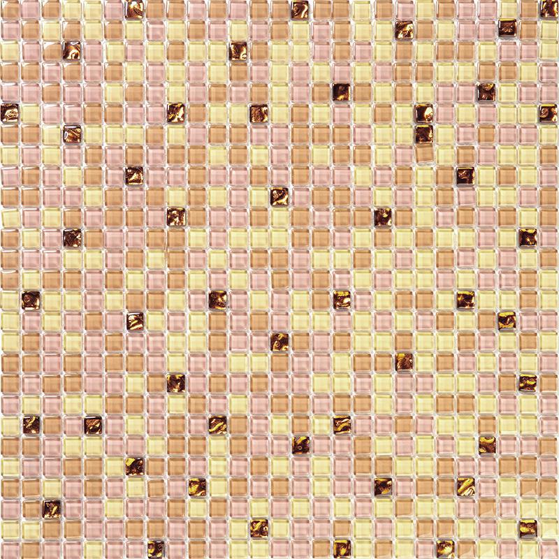 Изображение товара Мозаика Vidromar VSK-08 30x30 оранжевая стеклянная глянцевая для интерьера