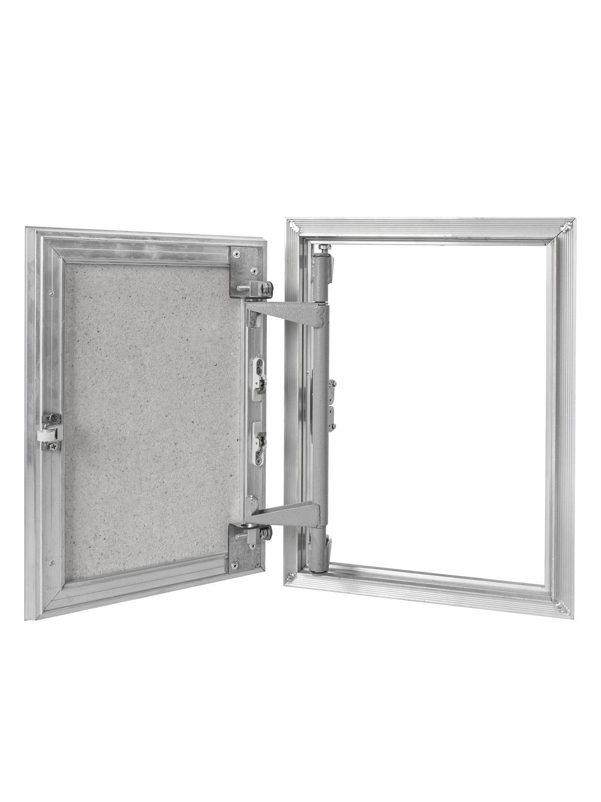 Изображение товара Люк ревизионный скрытый нажимной Эвент ГК алюминий 30x40 см