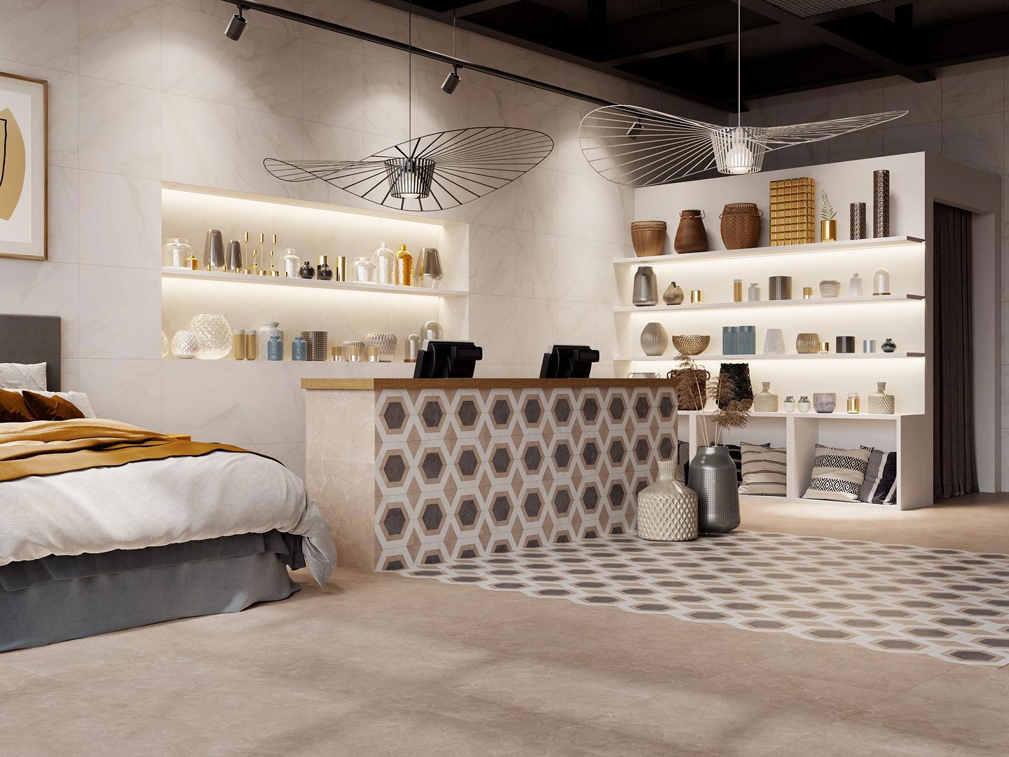 Изображение товара Керамогранит Kerama Marazzi Гран Пале бежевый 50.2x50.2 см - прочное покрытие для интерьера и улицы