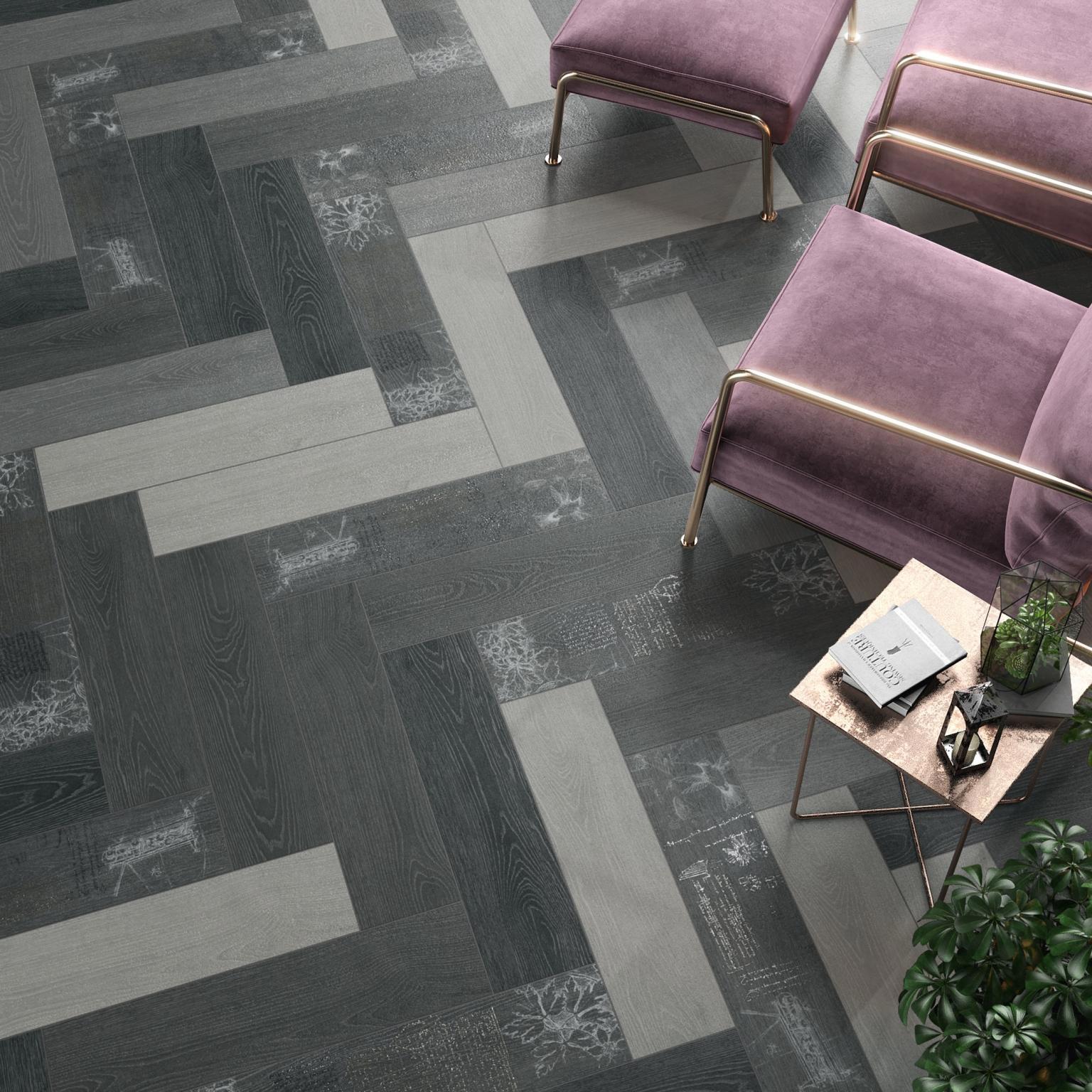 Изображение товара Керамический гранит Kerama Marazzi Абете серый светлый обрезной 20x80см, цена за упаковку