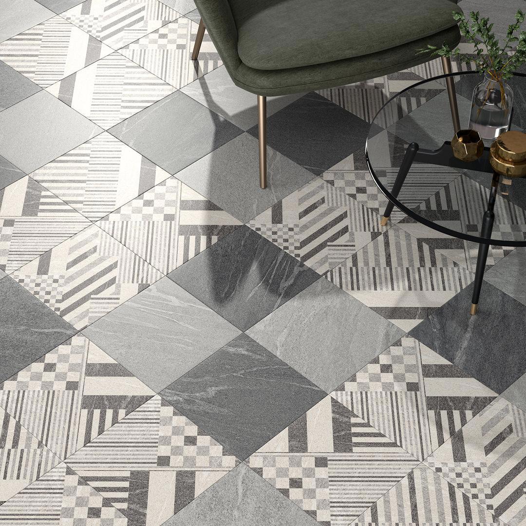 Изображение товара Керамический гранит Kerama Marazzi Бореале серый микс 30x30см для внутренней и наружной облицовки