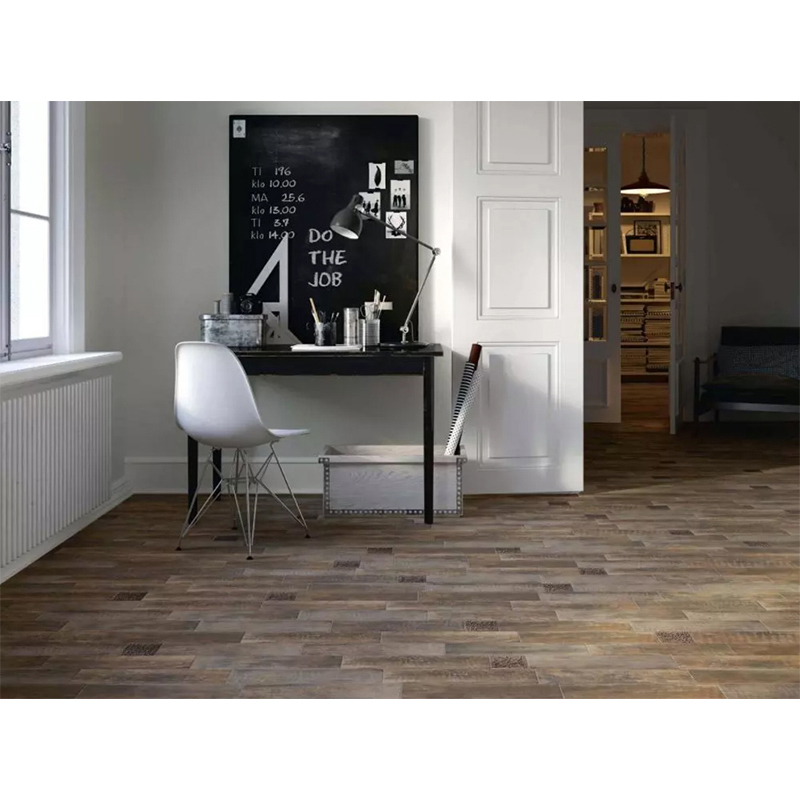 Изображение товара KERAMA MARAZZI Браш Вуд коричневый 9.9x40.2 керамогранит