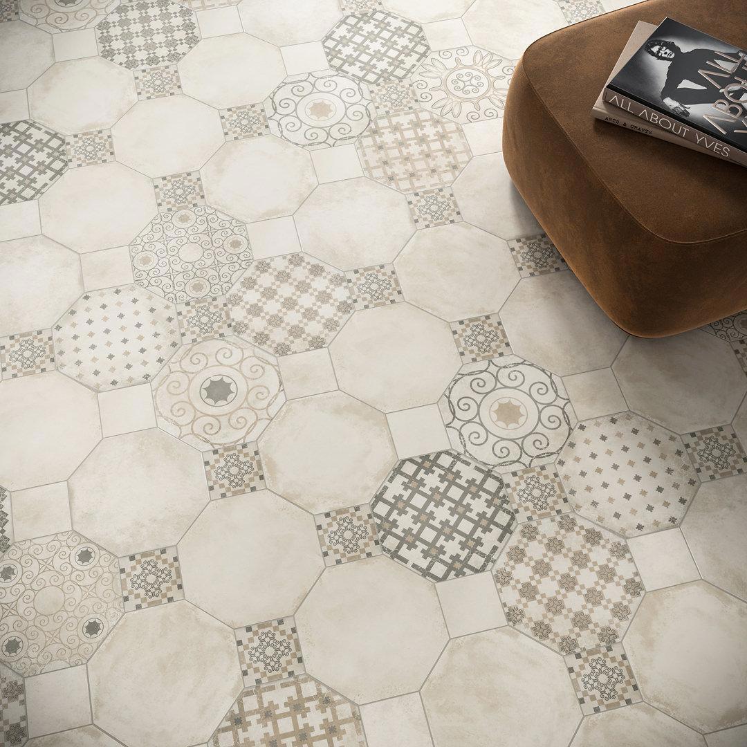 Изображение товара Керамогранит Kerama Marazzi Пьяцетта 24х24см бежевый матовый бетон