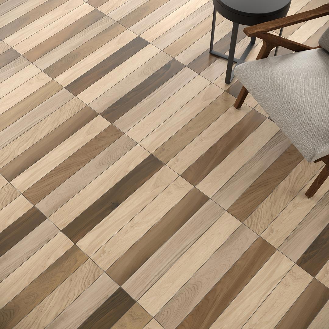 Изображение товара Керамогранит Kerama Marazzi Селект Вуд SG350600R 60x9.6 см бежевый натуралистичный эффект дерева