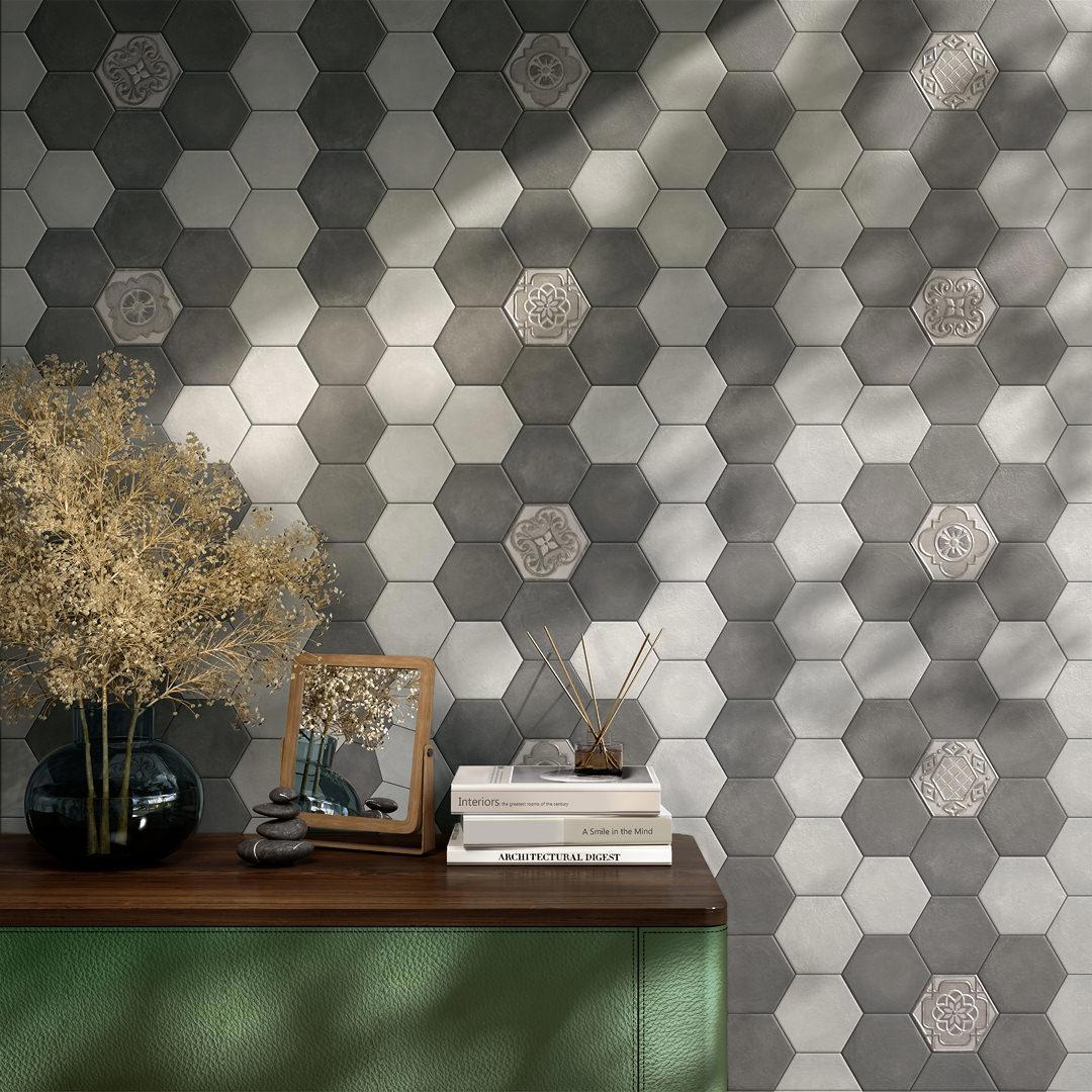 Изображение товара Керамогранит Kerama Marazzi Тюрен SG1004N 10.4x12см серый бетон для внутренней и наружной отделки