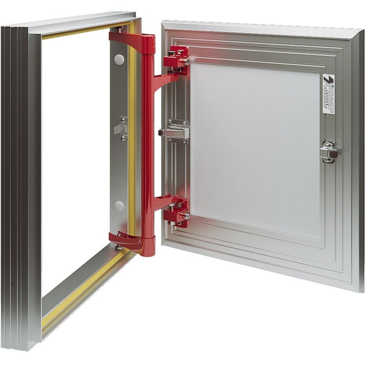 Изображение товара Люк ревизионный Хаммер Союз 20/30 30x20 цвет серебряный алюминиевый для скрытой ревизии