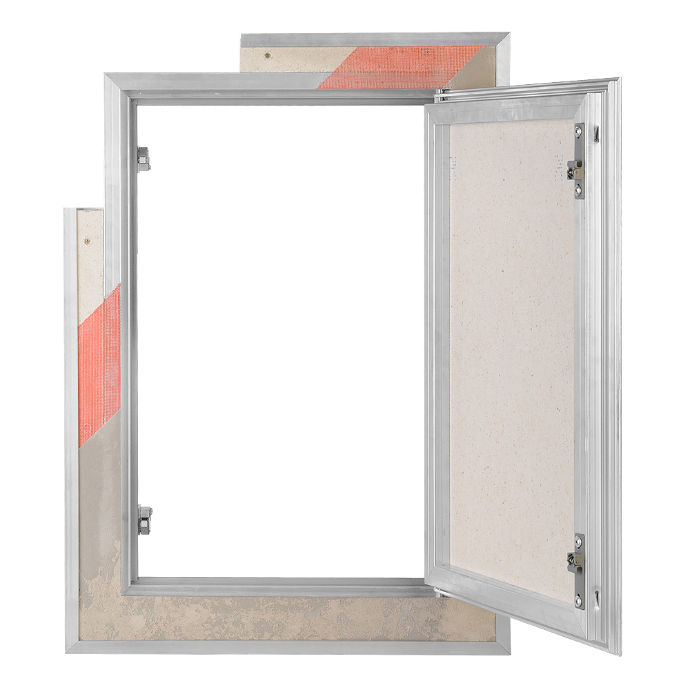 Изображение товара Люк ревизионный скрытый нажимной алюминиевый 50x40 см под покраску