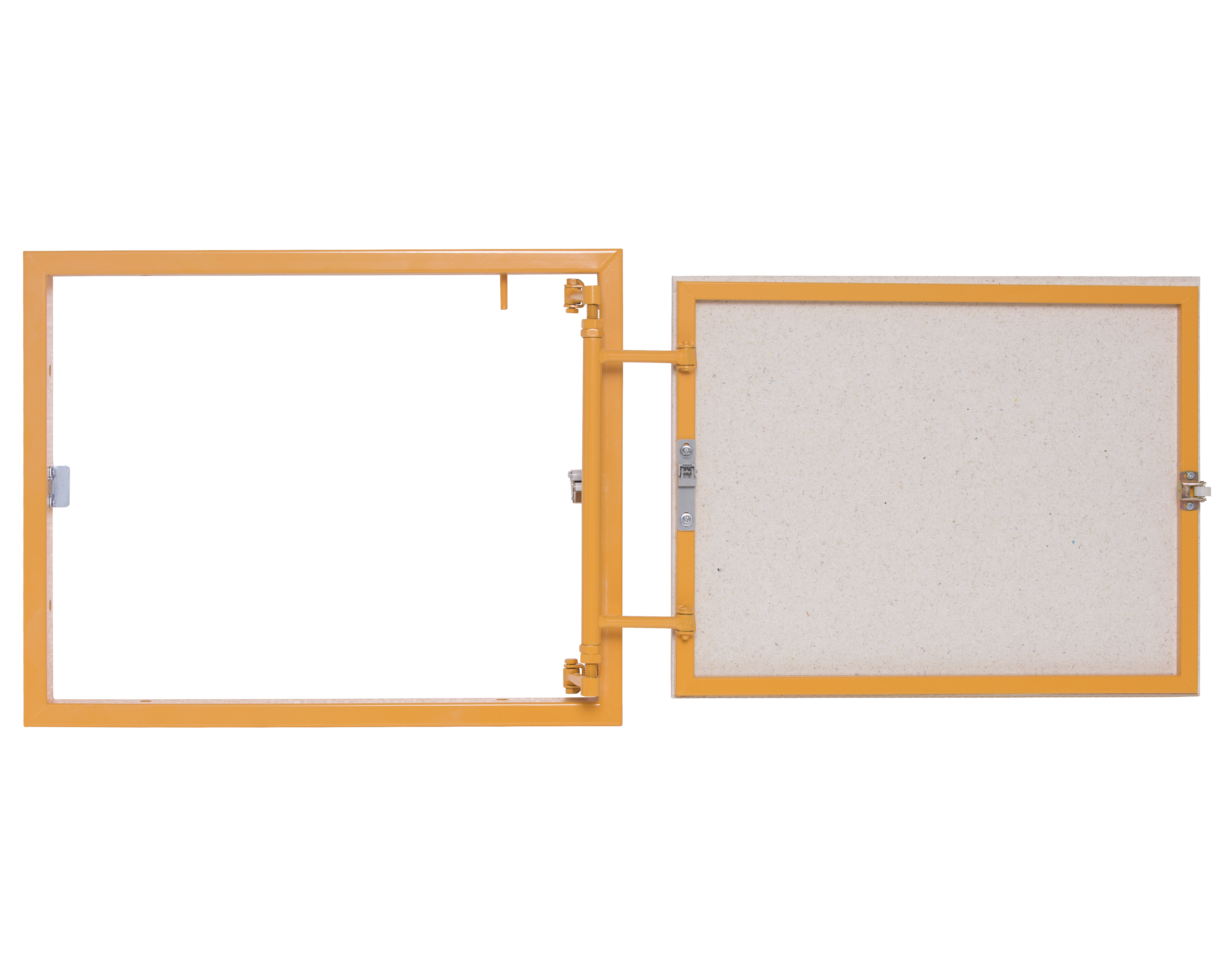 Изображение товара Люк скрытого типа из стали 40x30 см с нажимным открыванием и влагостойкой облицовкой