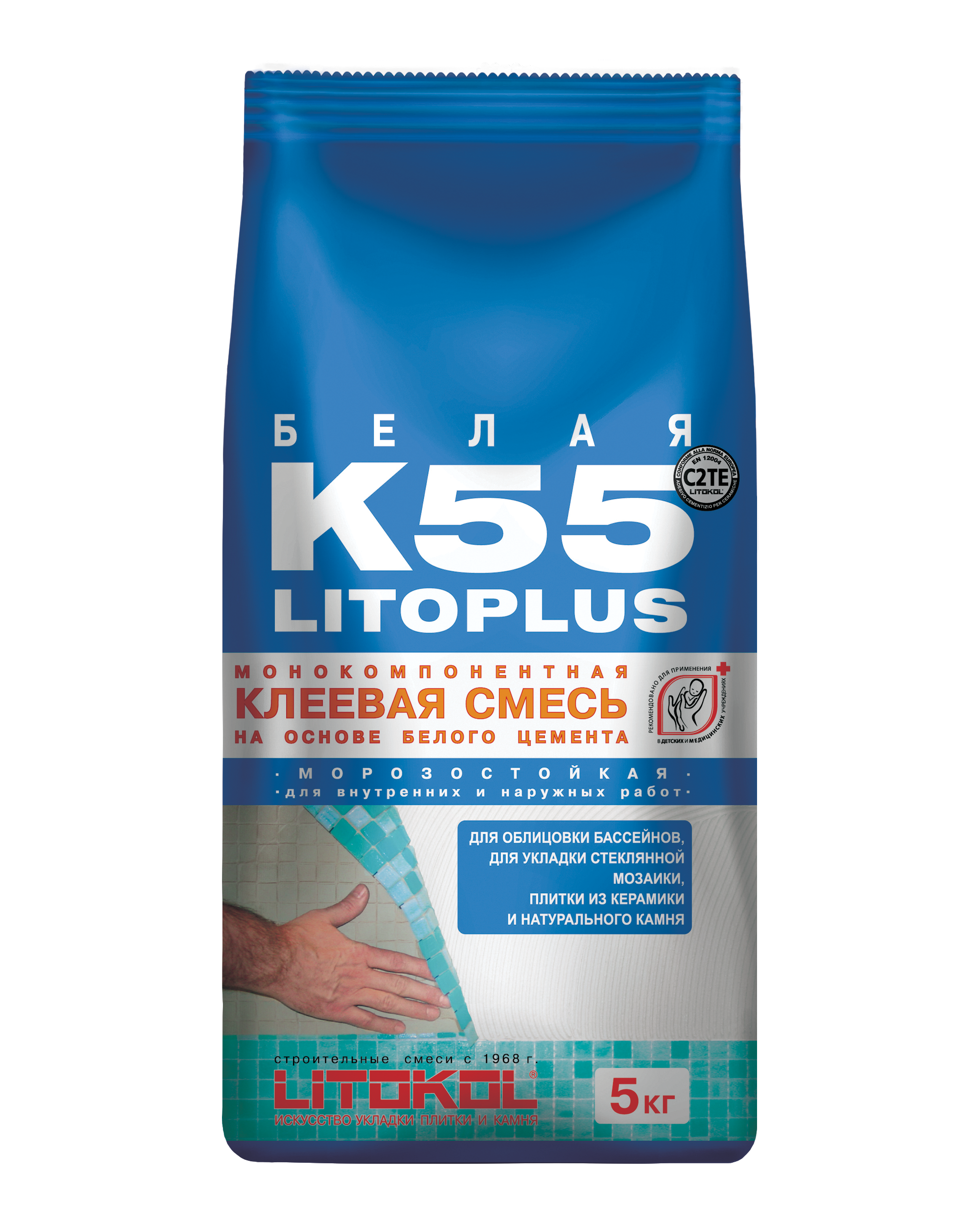 Изображение товара Клей для мозаики Litokol LitoPlus K55 5 кг