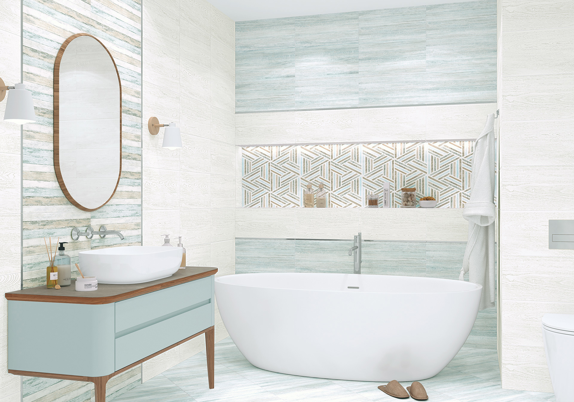 Изображение товара Плитка Alma Ceramica UNO Wood TWU09WOD016 50x24.9 см для внутренних стен