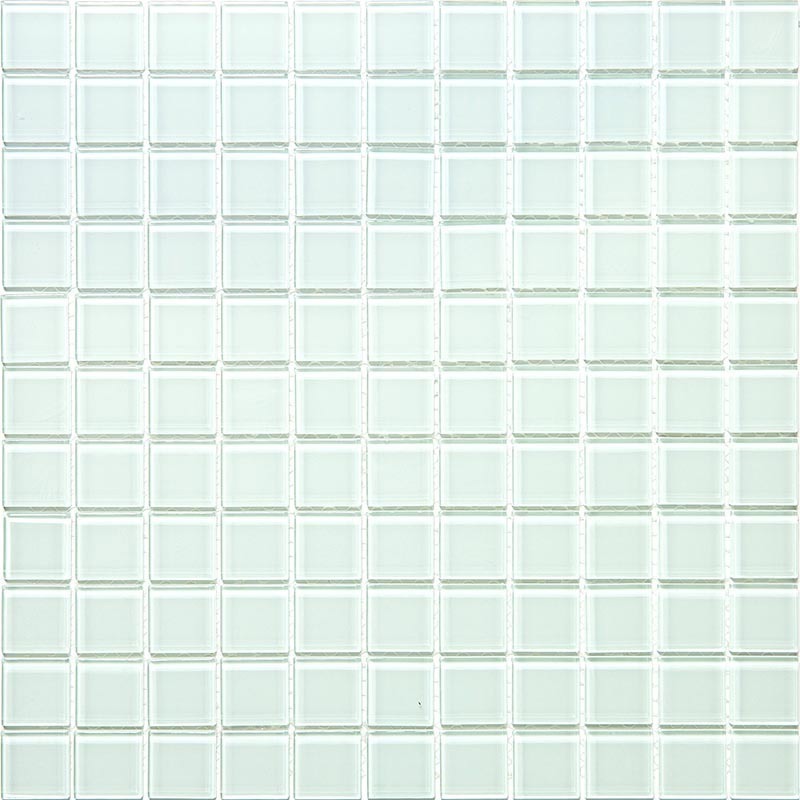 Изображение товара Декоративная стеклянная мозаика 30x30 см NATURAL A-055-25 белая