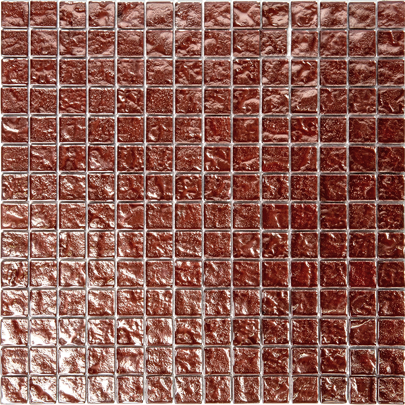 Изображение товара Декоративная стеклянная мозаика Natural Crystal коричневая 29.8x29.8 см для интерьера