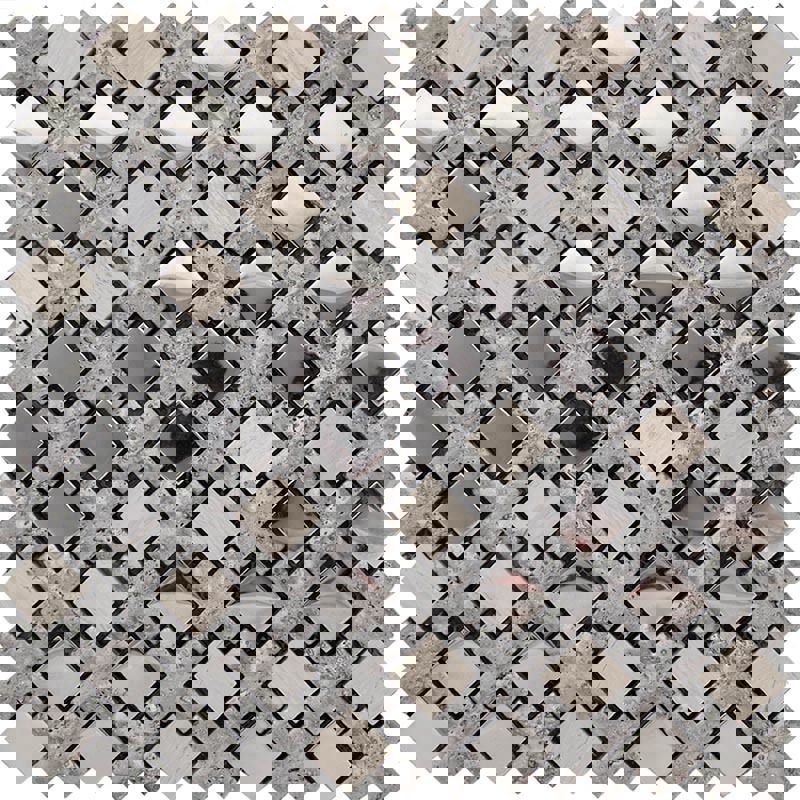 Изображение товара Декоративная мозаика Natural Inka BDA-S7A-5-279x279 27.9x27.9см комбинированная цвет серый