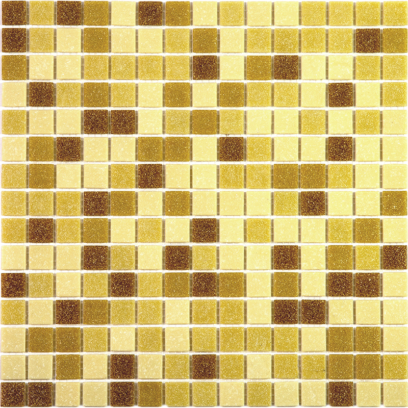 Изображение товара Декоративная мозаика Alma Mix20R CES_123(m)-20-327x327 32.7x32.7см стекло цвет жёлтый