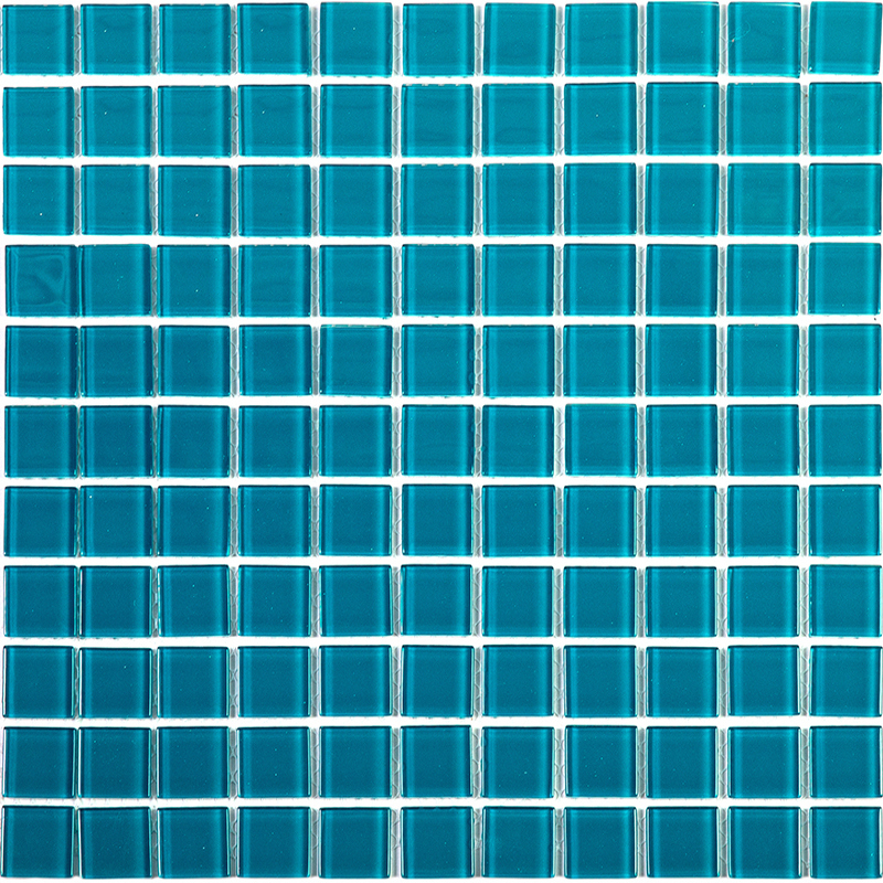 Изображение товара Декоративная стеклянная мозаика Natural Color Palette 30x30см голубой