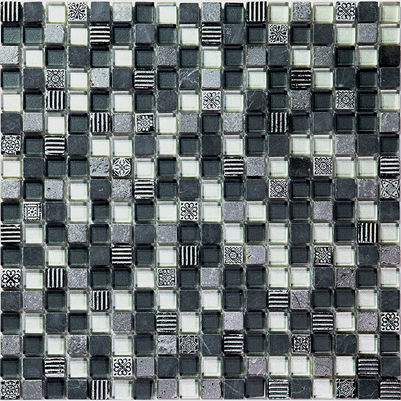 Изображение товара Декоративная мозаика Natural Inka BDA-1514-5-298x298 29.8х29.8 см серый