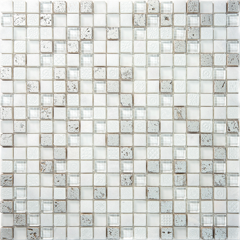 Изображение товара Декоративная мозаика Natural Inka серого цвета 29.8x29.8 см
