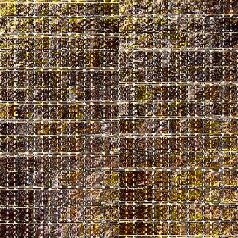 Изображение товара Декоративная стеклянная мозаика Natural Crystal желтая 298х298 мм для интерьера