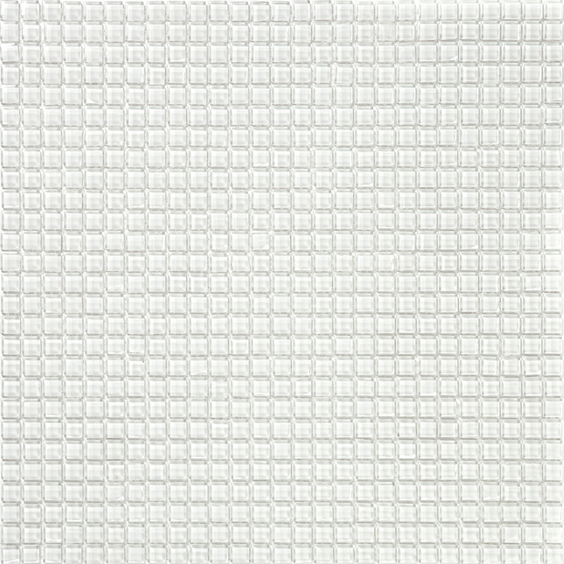 Изображение товара Декоративная стеклянная мозаика Vidromar Pure Color VPC-055-White-10-298x298 29.8x29.8см