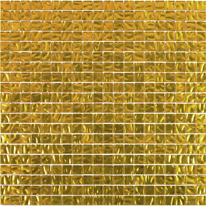 Изображение товара Декоративная стеклянная мозаика Alma FG15 FG02-15-20-327x327, 32.7x32.7 см, желтая