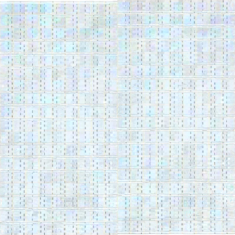 Изображение товара Декоративная стеклянная мозаика Alma Flicker15R NE18-20 29.5x29.5 см голубой глянец