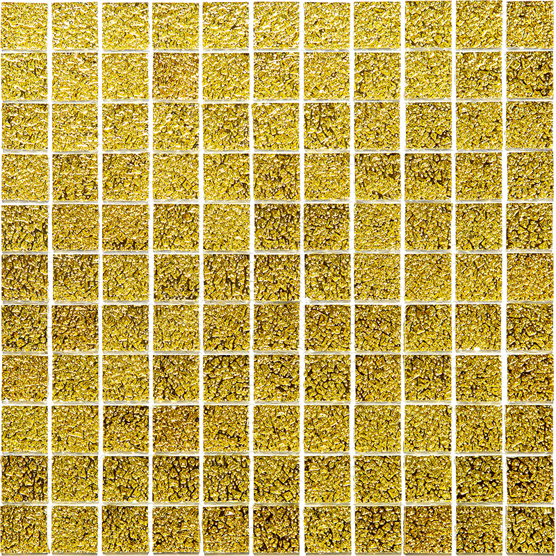Изображение товара Декоративная мозаика Natural Mirror QM-2501-(L-201)-10-300x300 30x30см стекло цвет жёлтый