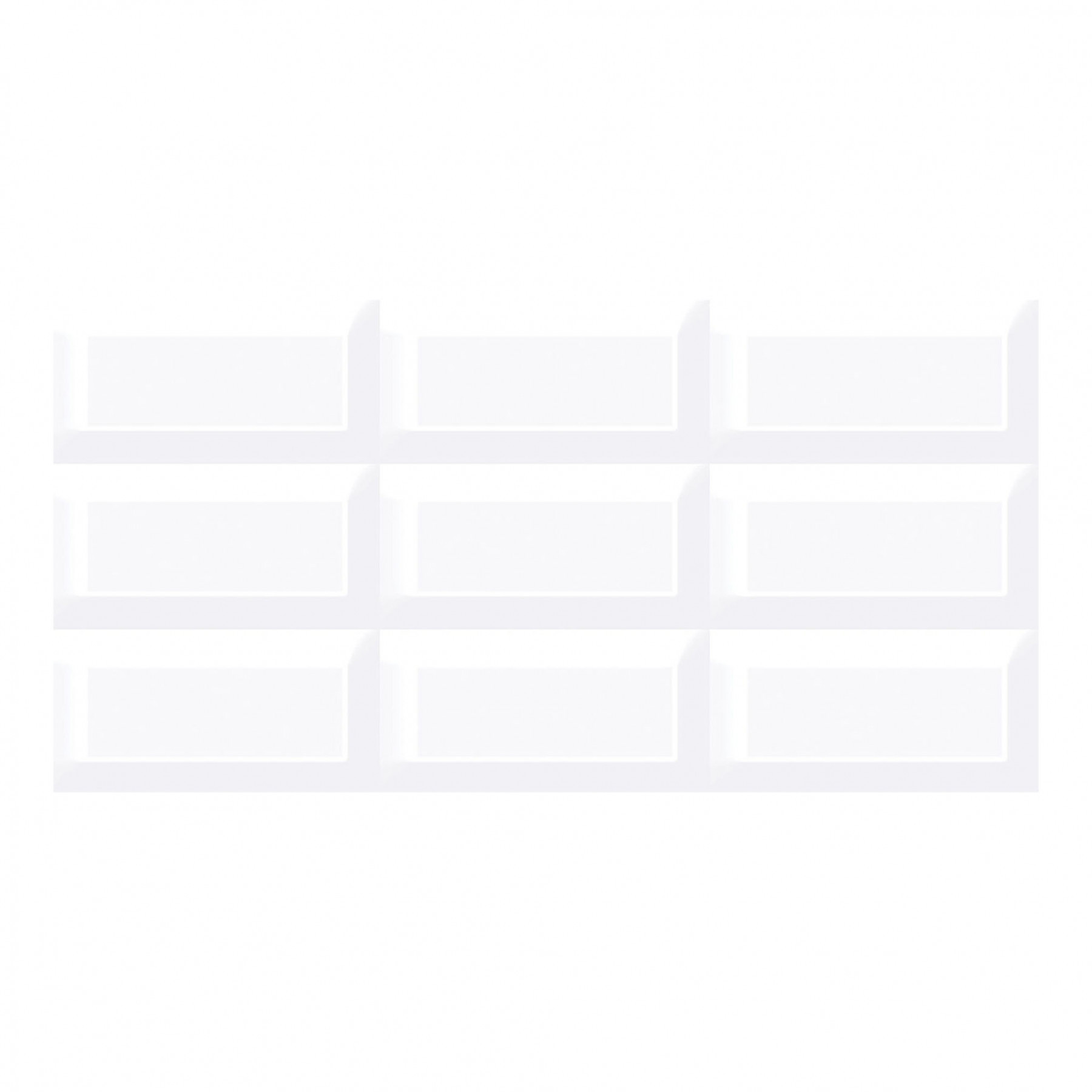 Изображение товара Керамогранит Azori 503011201 20.1x40.5 глянцевый белый для стен