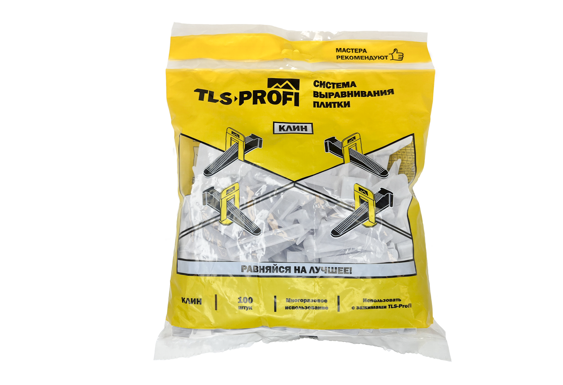 Изображение товара Клин для выравнивания плитки TLS-Profi 100 шт