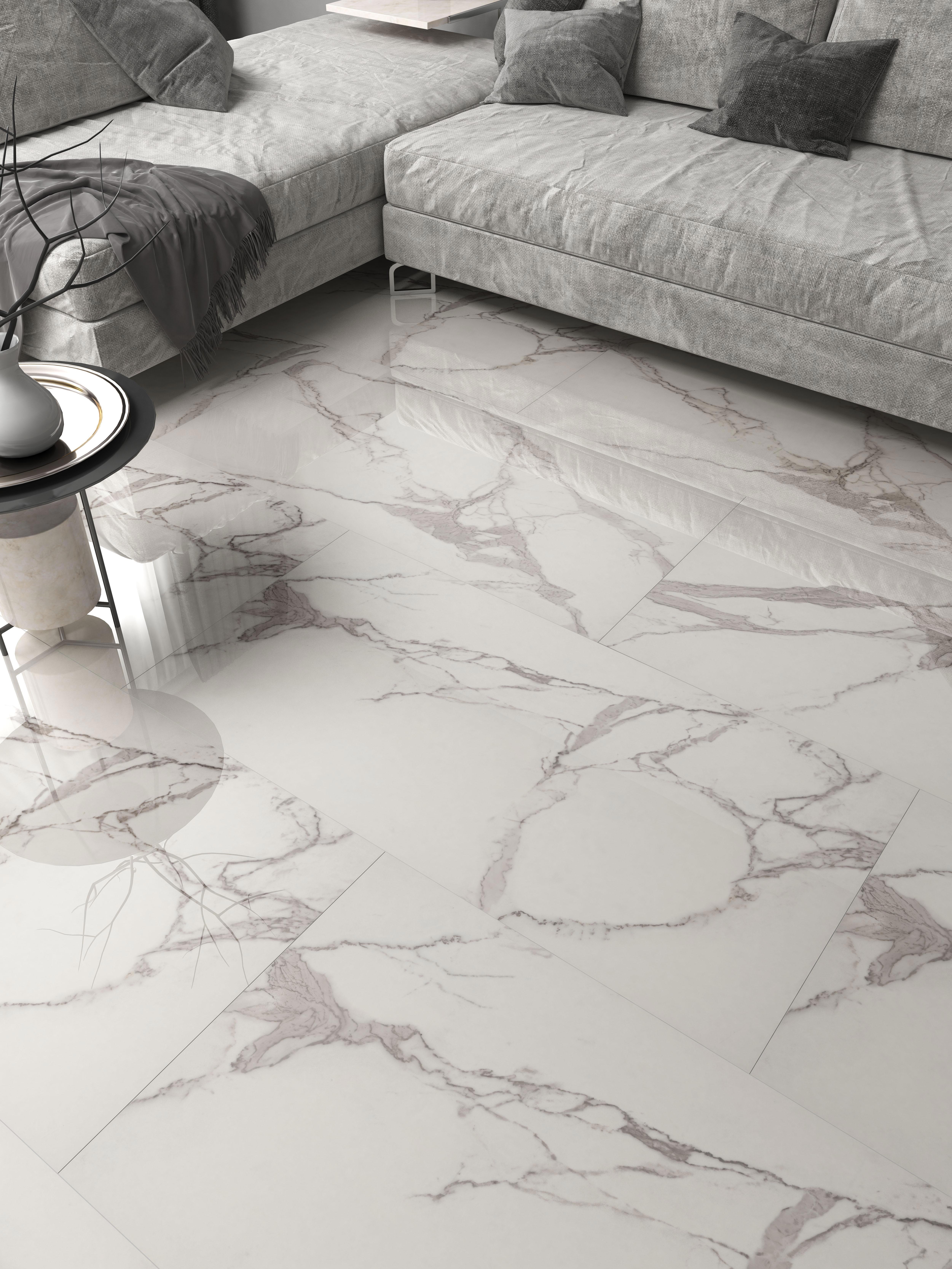 Изображение товара Керамогранит BIEN Zenith Rec Full Lap 60x120 см мраморный эффект