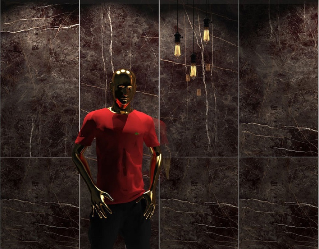 Изображение товара Керамогранит LDECOR Vision Black 60x120 см черный глянцевый