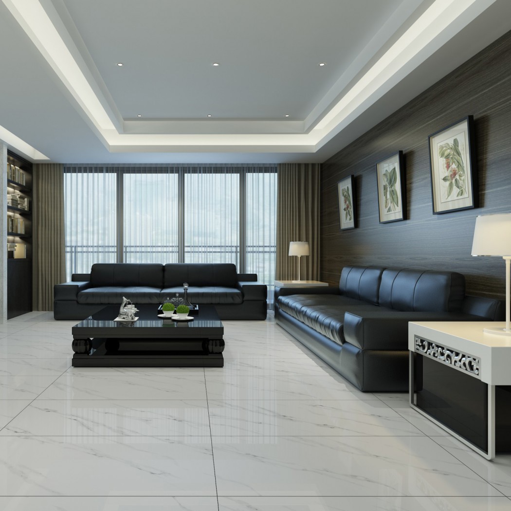 Изображение товара Керамогранит Pars Tile Maya полированный 60x120 см белый
