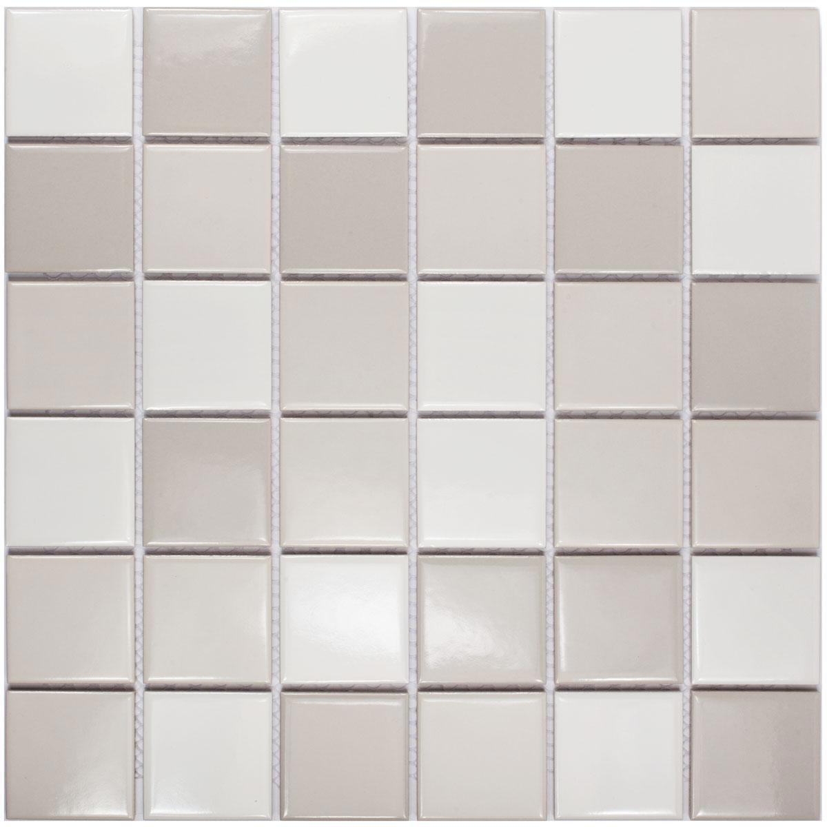 Изображение товара Керамическая мозаика Starmosaic Grey Mix Glossy 30.6x30.6 см для стен и полов