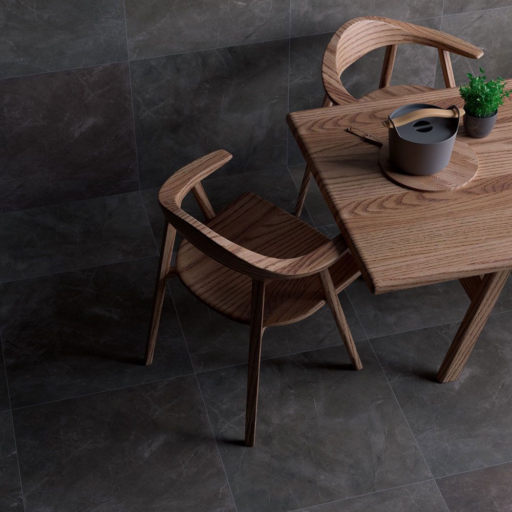 Изображение товара Керамогранит QUA Pulpis Nero 60x120x0.9 см 1.44 м², цена за упаковку