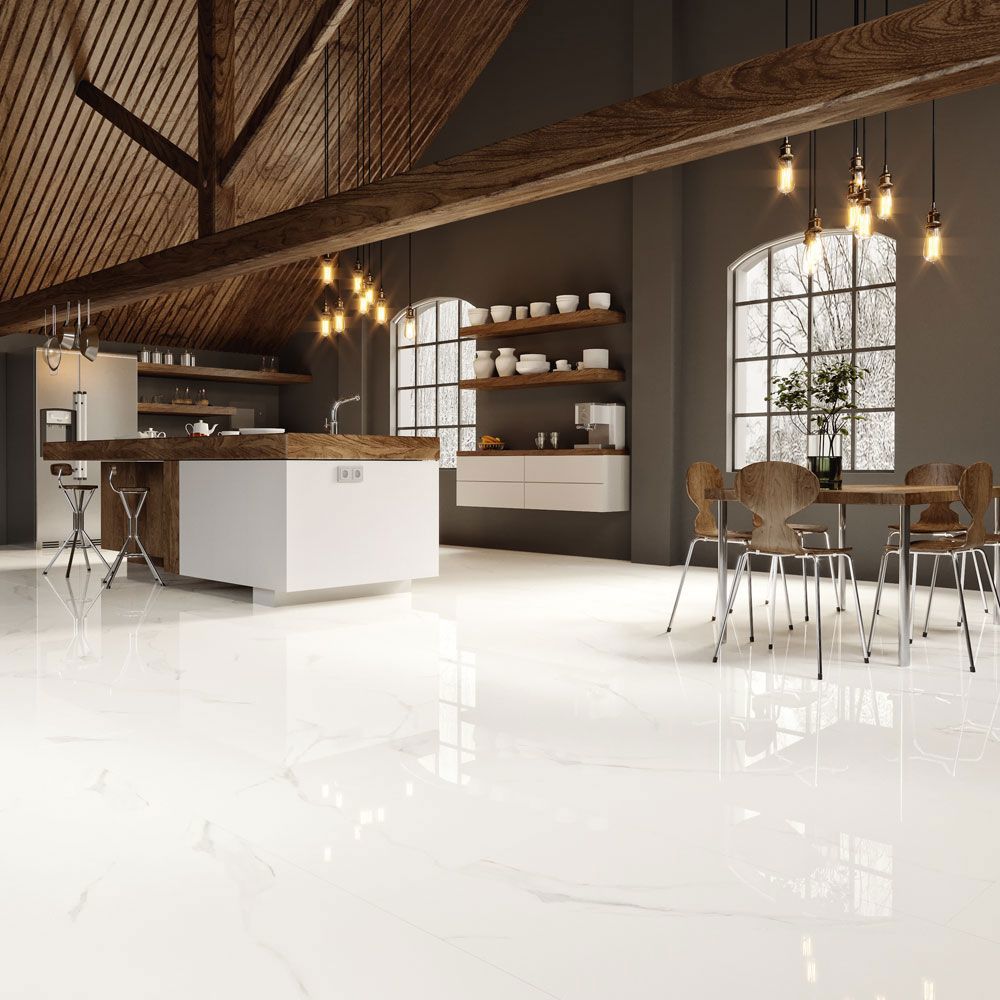 Изображение товара Керамогранит QUA Statuario 60x120x0.9 см 1.44 м², цена за упаковку