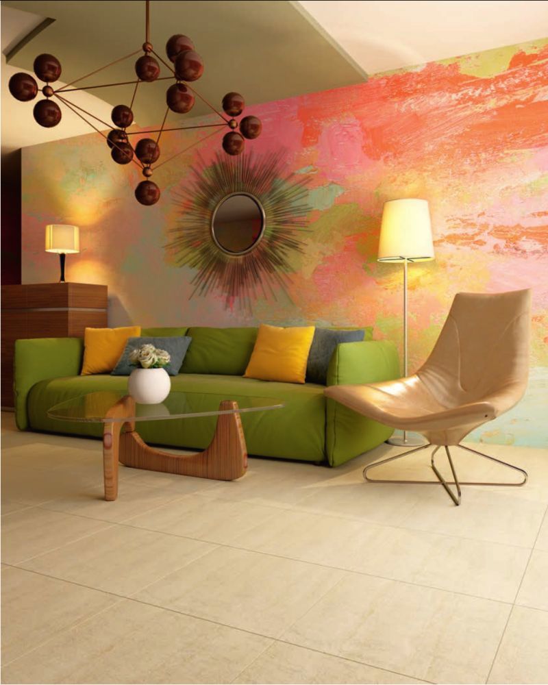 Изображение товара Керамогранит Beryoza Ceramica Травертин GP 16765 50x50см 1.5 м2 цвет кремовый