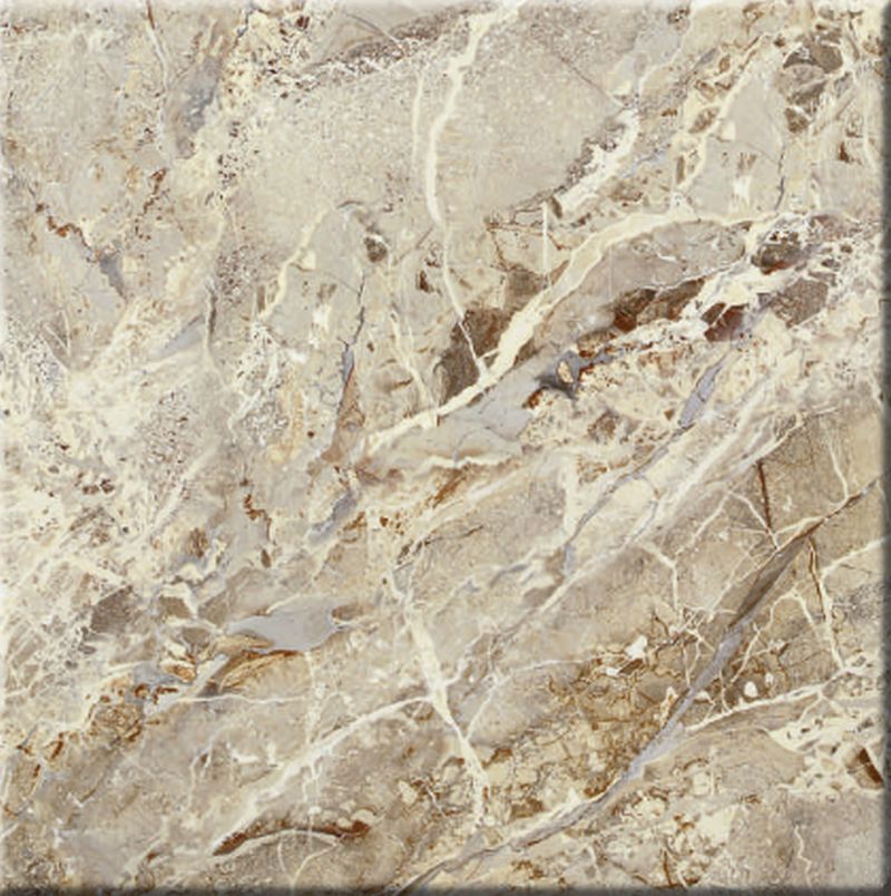 Изображение товара Напольная плитка Beryoza Ceramica Glamour 17024 41.8x41.8см бежевый мрамор глянец