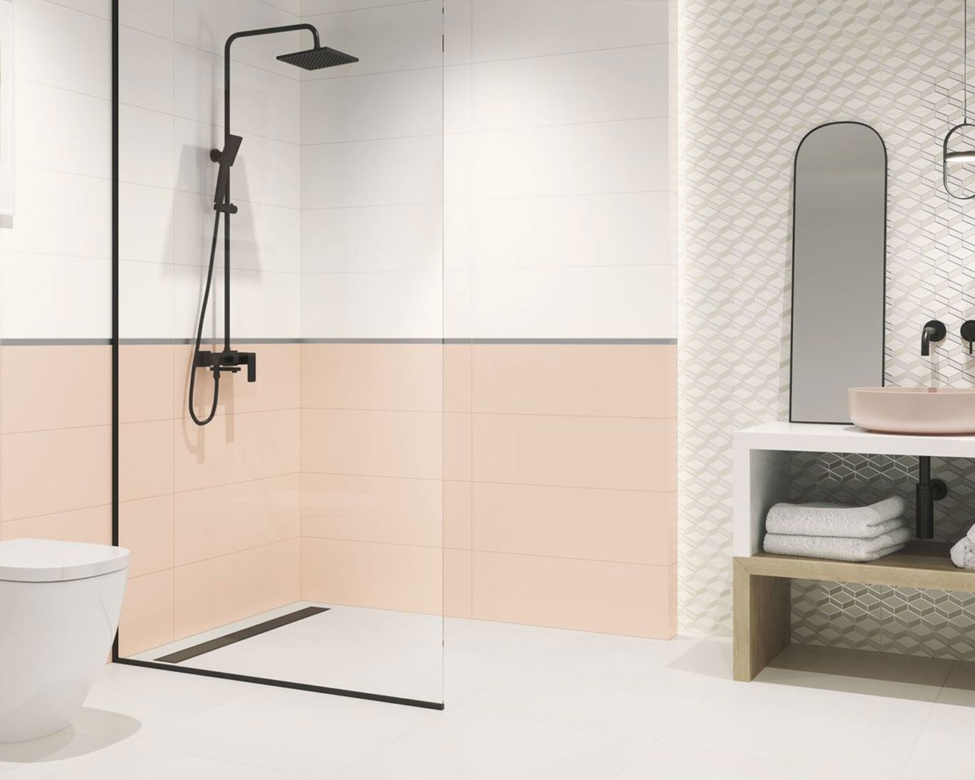 Изображение товара Плитка настенная PARADYZ Amelia 9864 Персиковый 25x75 см