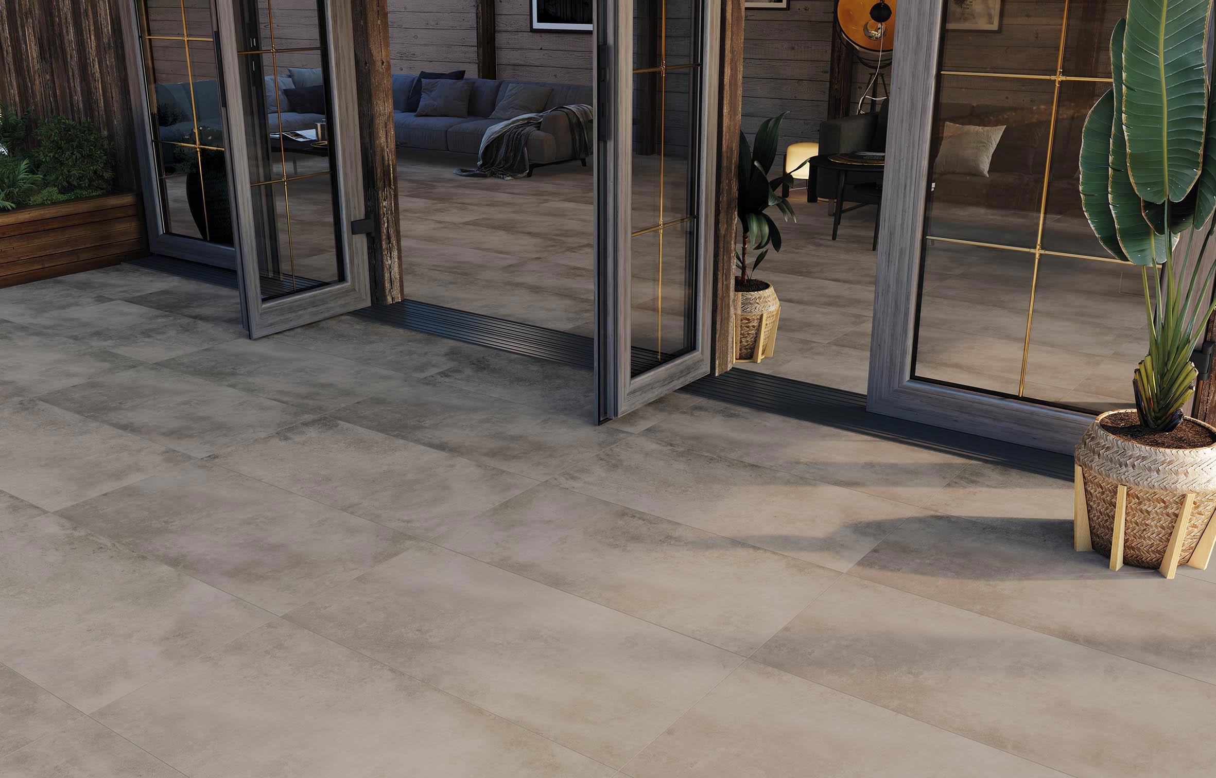 Изображение товара Керамогранит Kutahya Vista 60x120 см темно-серый для интерьера и пола