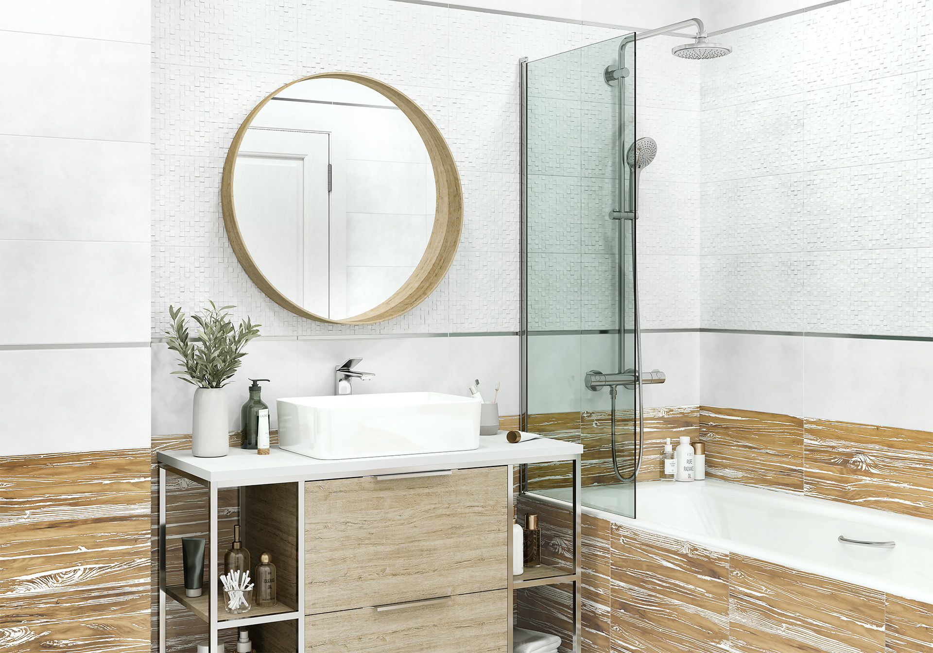 Изображение товара Плитка altacera WT9SOS08 249x500мм 1.25 м² цвет светло-коричневый, цена за упаковку