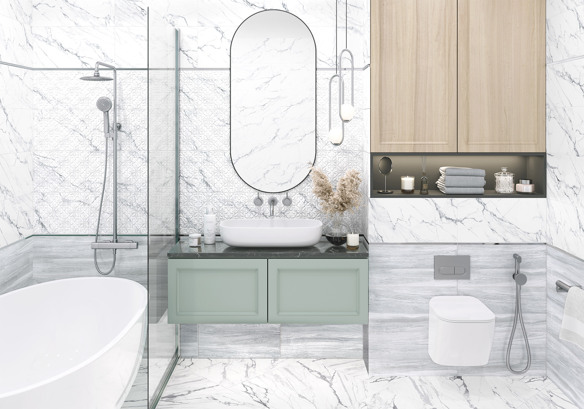 Изображение товара Плитка настенная Altacera WT9LIM08 249x500 мм светло-серая коллекция Lima