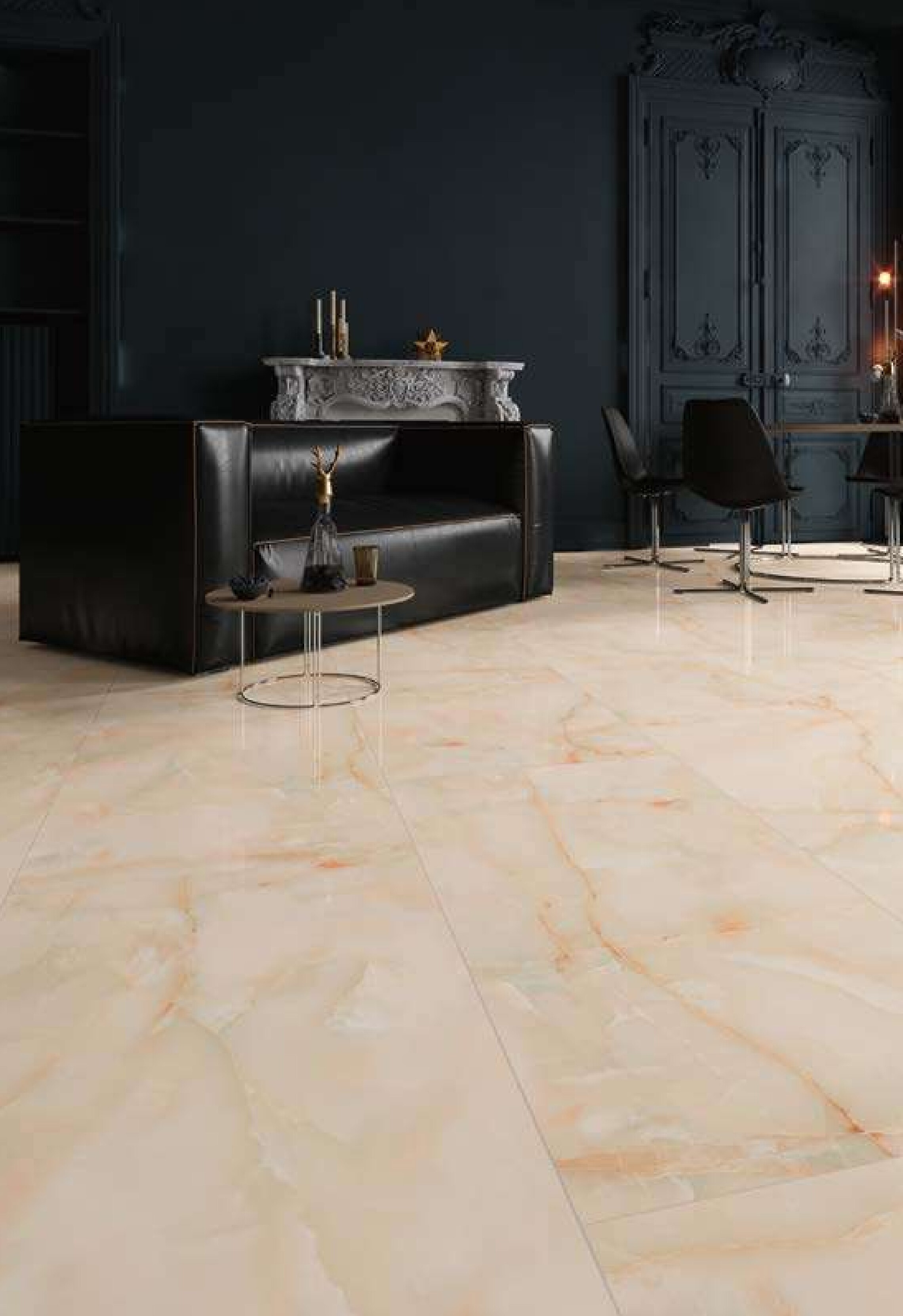 Изображение товара Керамогранит QUA Bubble Onyx 60x120 см мраморный эффект для внутренней и наружной отделки